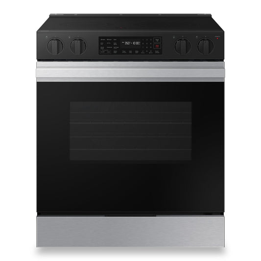 Samsung 6.3 cu. ft. Smart Electric Slide-In Range with Air Fry Technology - NSE6DG8300SRAC