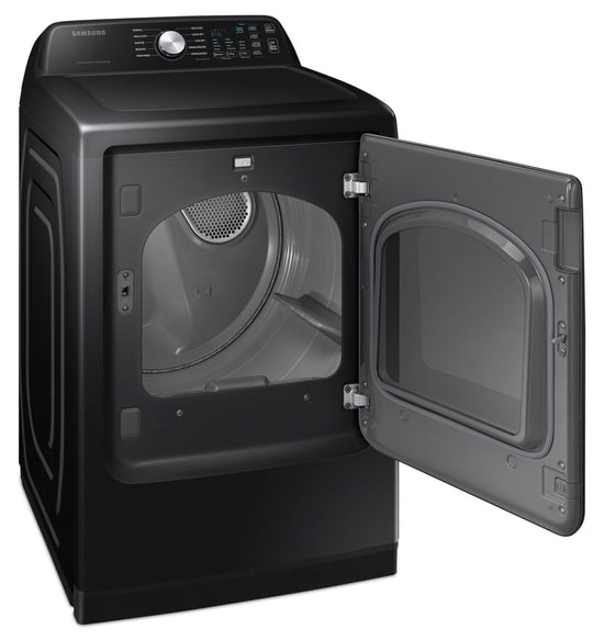 Samsung 7.4 Cu. Ft. Electric Dryer, Black Stainless Steel - DVE47CG3500VAC