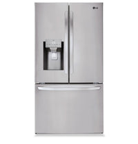 LG 36 Inch Smart French Door Refrigerator with 28 cu. ft. Capacity, Stainless Steel - LRFS28XBS