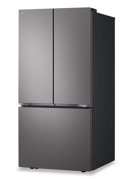 LG 33 Inch French Door Refrigerator, 25.1 cu. ft., Black Stainless - LF25S6200D