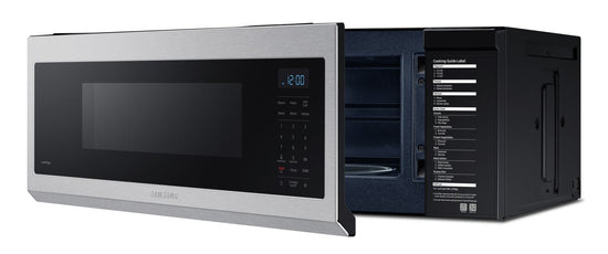 Samsung 1.1 Cu. Ft. Low Profile Over-the-Range Microwave with 400 CFM, Stainless Steel - ME11A7510DS/AC