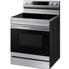Samsung 30 Inch Freestanding Electric Range with Air Fry, Stainless Steel - NE63A6511SS/AC