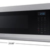 Samsung 1.1 Cu. Ft. Low Profile Over-the-Range Microwave with 400 CFM, Stainless Steel - ME11A7510DS/AC