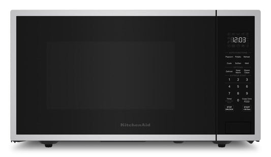 KitchenAid 1.6 Cu. Ft. Countertop Microwave, PrintShield Stainless - YKMCS122SPS