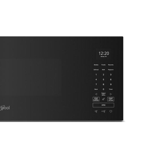 Whirlpool 1.1 Cu. Ft. Smart Low-Profile Over-the-Range Microwave, Black - YWMML5530RB