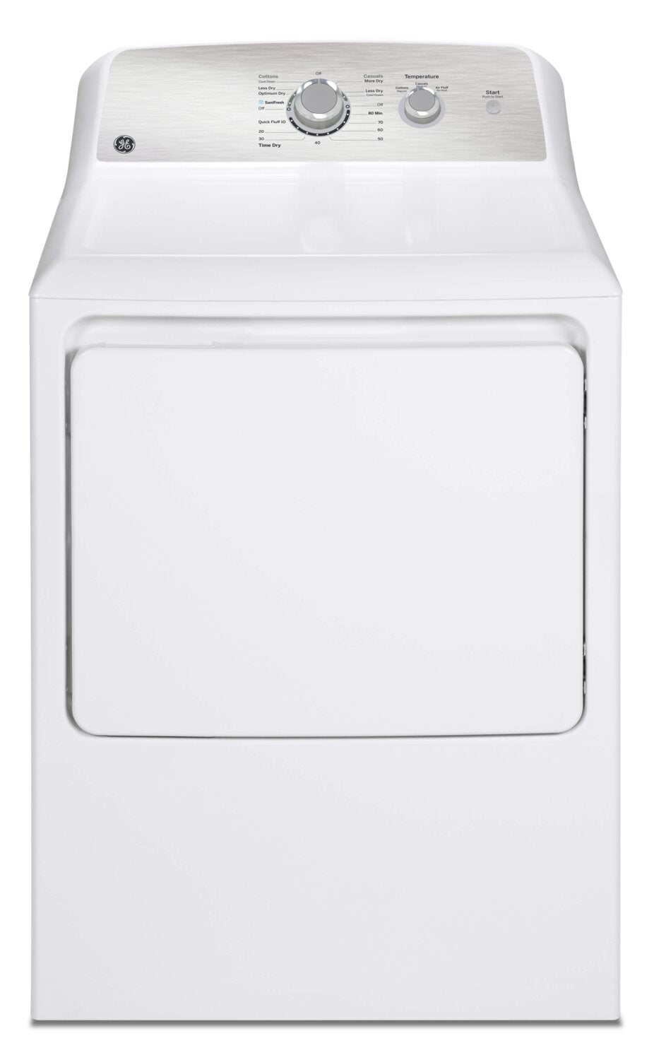 GE 6.2 Cu. Ft. Electric Dryer with SaniFresh Cycle - GTX33EBW