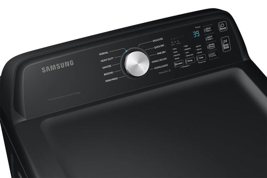 Samsung 7.4 Cu. Ft. Electric Dryer, Black Stainless Steel - DVE47CG3500VAC