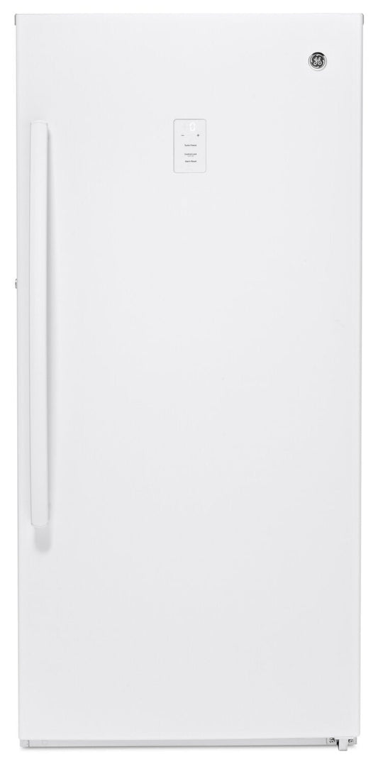 GE 14.1 Cu. Ft. Frost-Free Upright Freezer - FUF14SMRWW