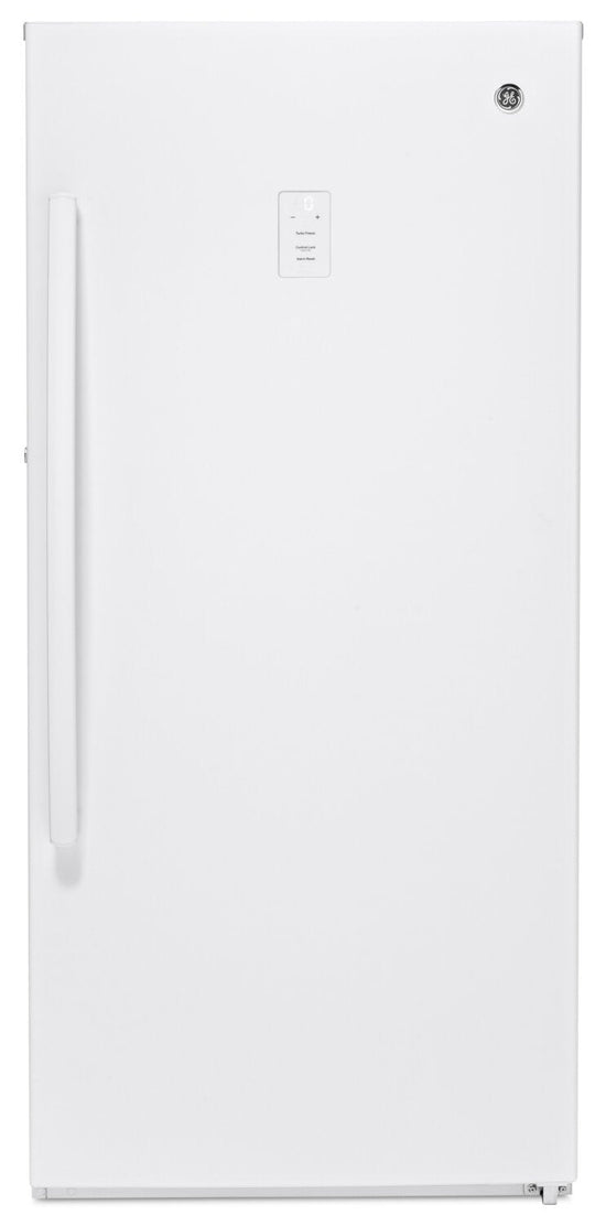 GE 14.1 Cu. Ft. Frost-Free Upright Freezer - FUF14SMRWW