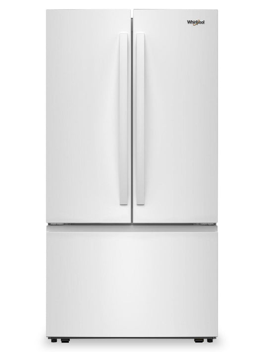 Whirlpool 36 Inch French-Door Refrigerator, White - WRFF3336SW
