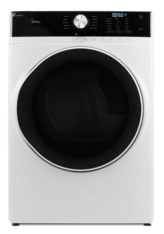 Midea 8 Cu. Ft. Electric Dryer, Stackable - MLE52N4AWW