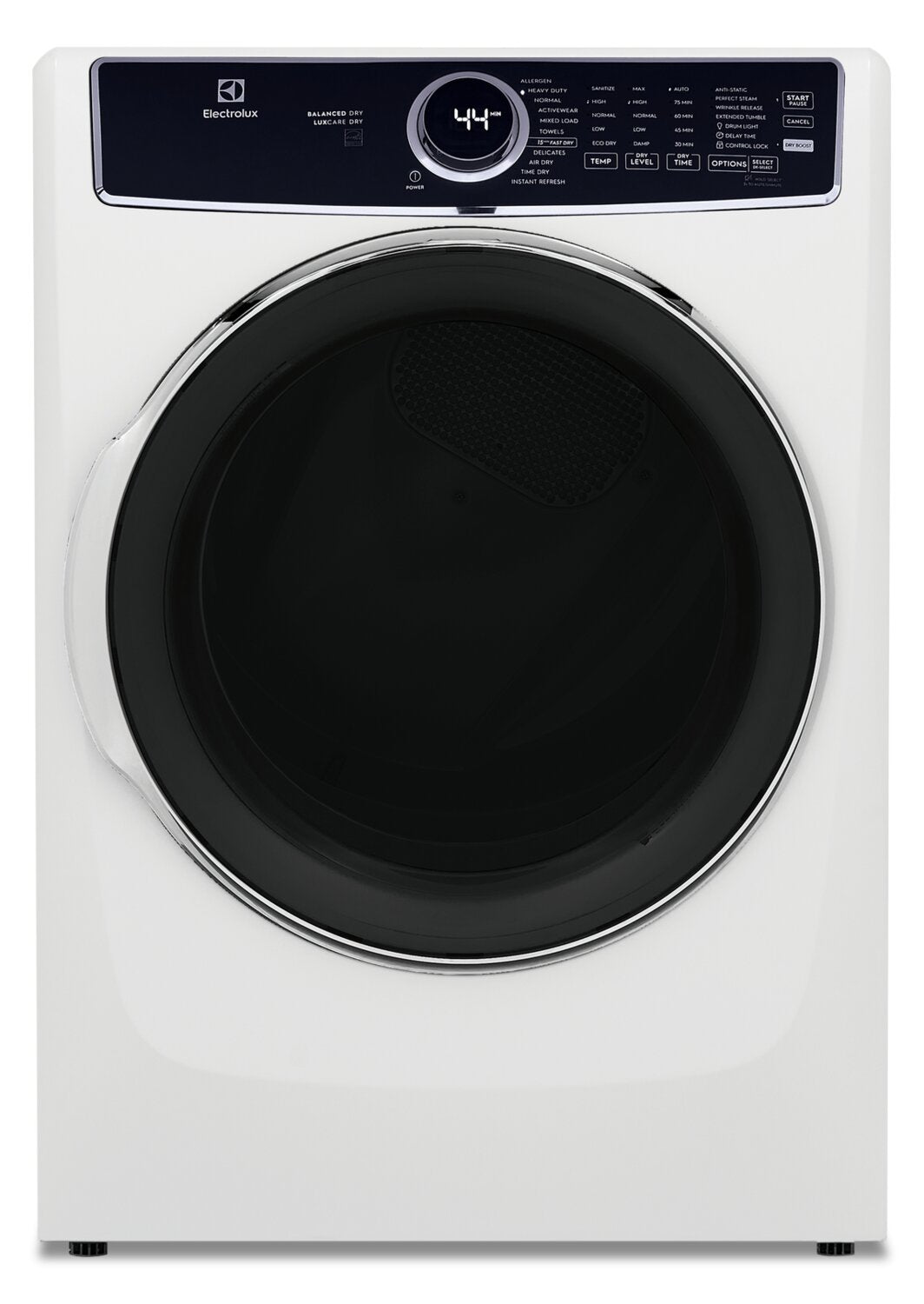 Electrolux 8 Cu. Ft. Electric Dryer with Steam - ELFE763CAW