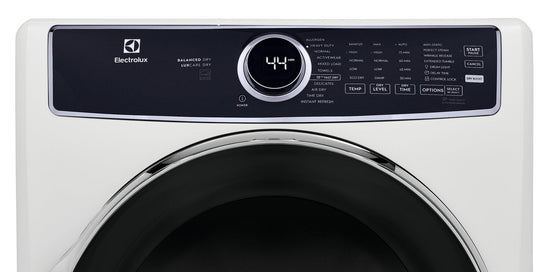 Electrolux 8.0 cu. ft. Electric Steam Dryer, White - ELFE763CAW