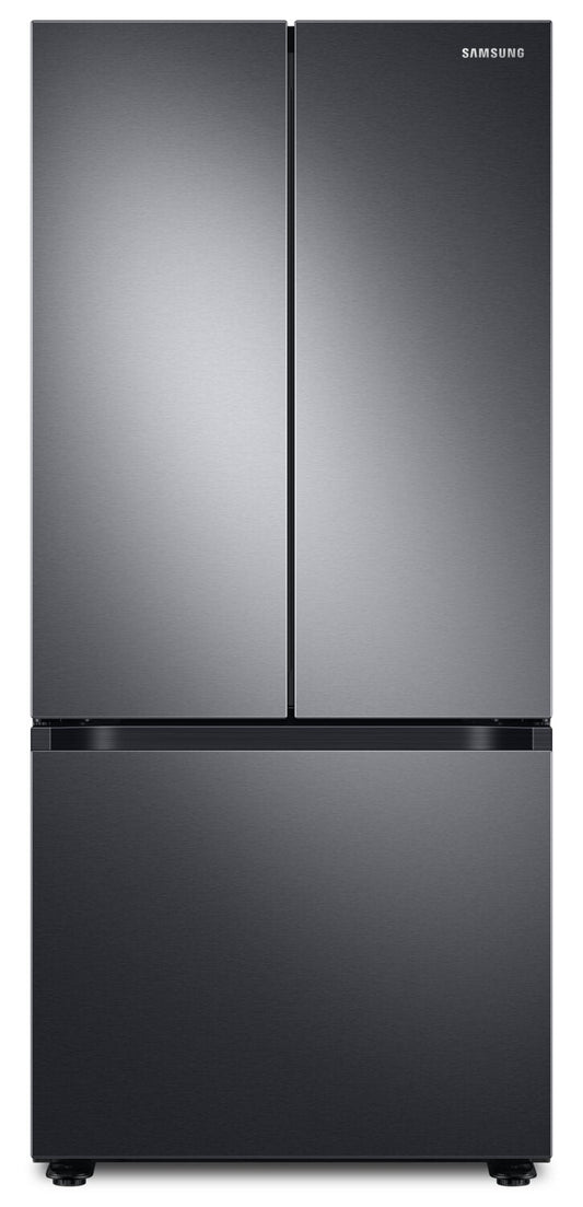 Samsung 30 Inch French-Door Refrigerator, 22.1 Cu. Ft., Black Stainless Steel - RF22A4111SG/AA