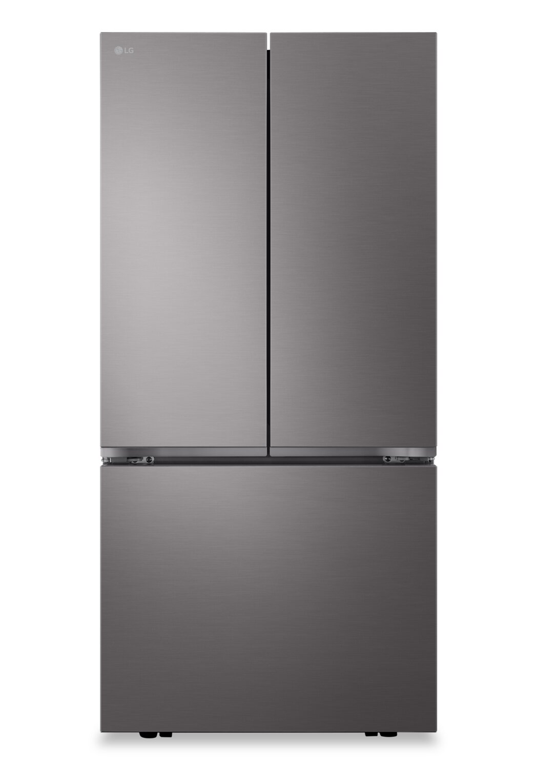 LG 25 Cu. Ft. Smart French-Door Refrigerator with Ice Maker, Black Stainless Steel - LF25S6200D