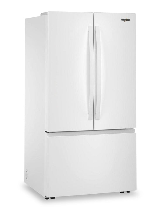 Whirlpool 36 Inch French-Door Refrigerator, White - WRFF3336SW