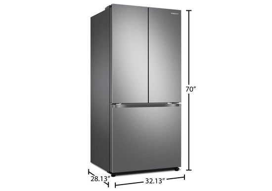 Samsung 33 Inch Counter-Depth French-Door Refrigerator, Stainless Steel - RF18A5101SR/AA