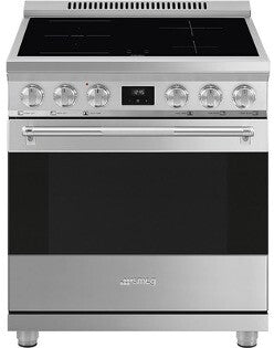 Smeg Professional 30 Inch Induction Range, Stainless Steel - SPR30UIMX