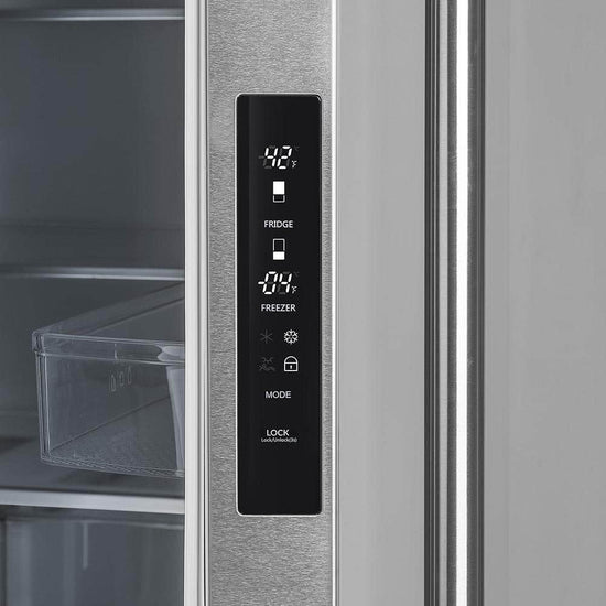 Forno 36 Inch French Door Refrigerator with 19.2 cu. ft. Capacity, Stainless Steel - FFRBI1820-36SB