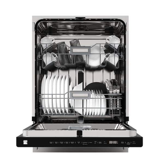 Kenmore 24 Inch Built-In Top Control Dishwasher, Stainless Steel - KKDW2RPH-49SS
