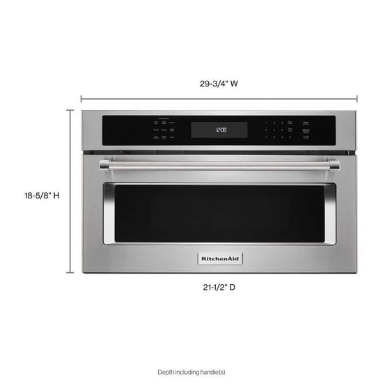 KitchenAid 30 Inch Built-In Convection Microwave - KMBP100ESS