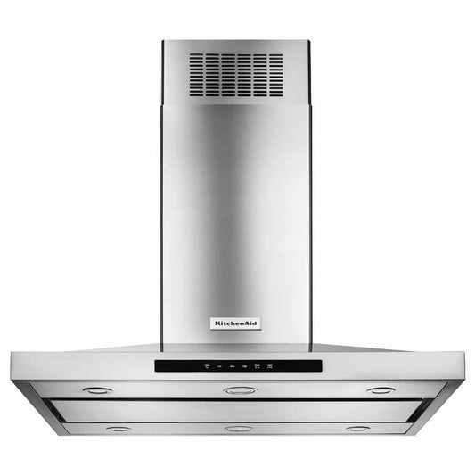 KitchenAid 36 Inch Island Canopy Convertible Range Hood, Stainless Steel - KVIB606DSS