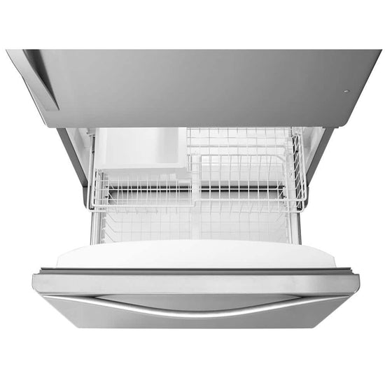 Whirlpool 22 cu. ft. Bottom Freezer Refrigerator, Stainless Steel - WRB322DMBM