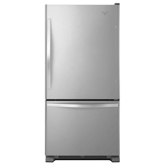 Whirlpool 22 cu. ft. Bottom Freezer Refrigerator, Stainless Steel - WRB322DMBM