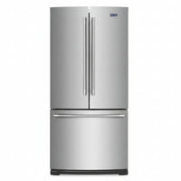 Maytag 30 Inch French Door Refrigerator with 19.6 cu. ft. Capacity, Fingerprint Resistant Stainless Steel - MFB2055FRZ