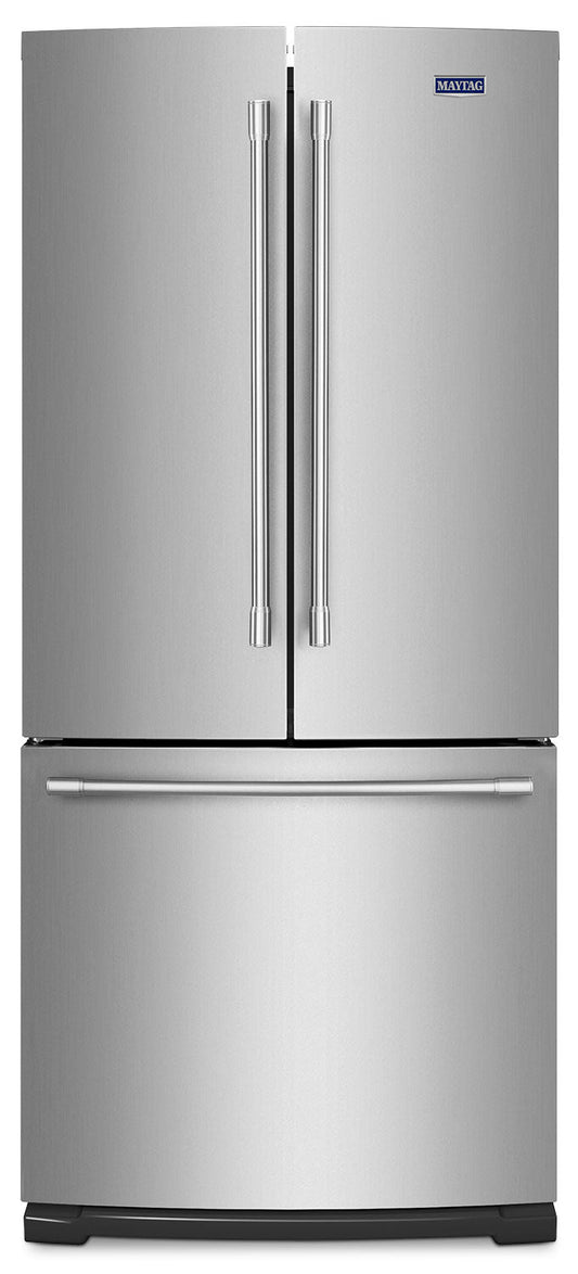 Maytag 30 Inch French Door Refrigerator, Fingerprint Resistant Stainless Steel - MFB2055FRZ