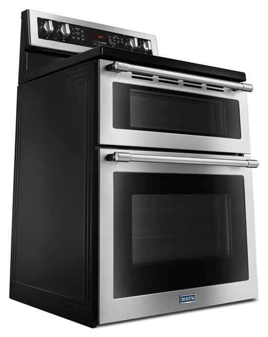Maytag 30 Inch Double Oven Electric Range with True Convection - YMET8800FZ