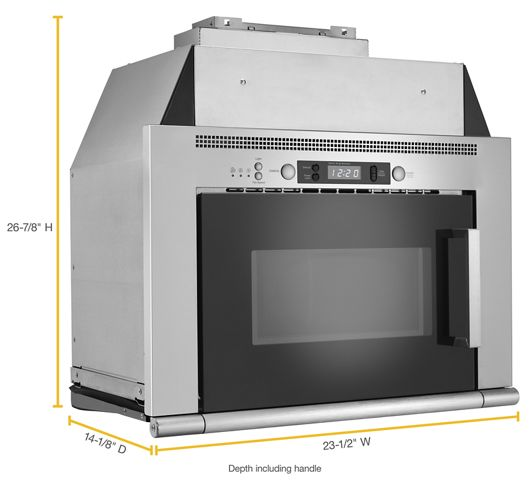 Whirlpool 24 Inch Over-the-Range Microwave Hood Combo - UMH50008HS