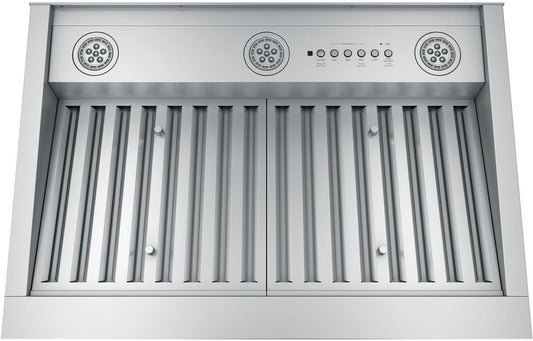 GE SMART RANGE HOOD WITH 4-SPEED/610 CFM BLOWER, STAINLESS STEEL - UVC9300SLSS