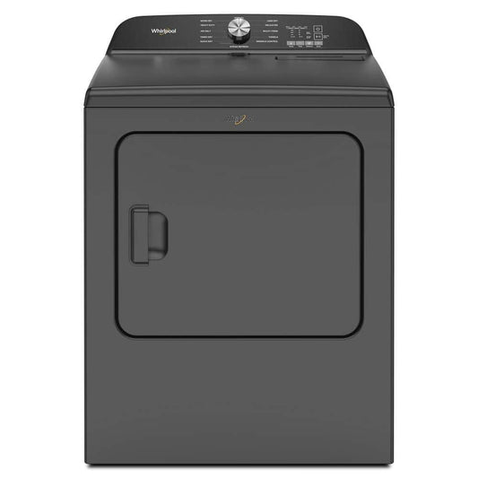 Whirlpool 7.0 cu. ft. Top Load Electric Dryer, Volcano Black - YWED6150PB