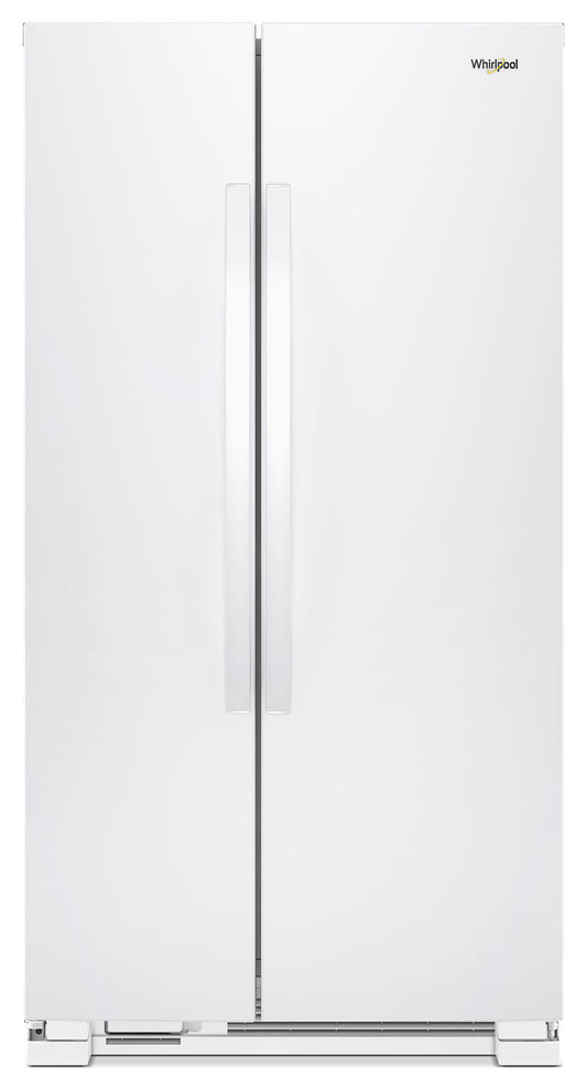 Whirlpool 33 Inch Side-by-Side Refrigerator, White - WRS312SNHW