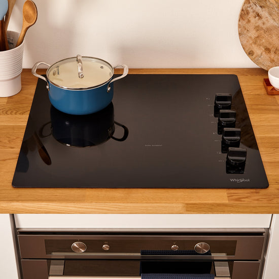 Whirlpool 24 Inch Electric Cooktop, Black - WCE55US4HB