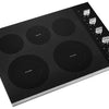 Whirlpool 30 Inch Electric Cooktop with 5 Elements, Ceramic Glass - WCE77US0HS