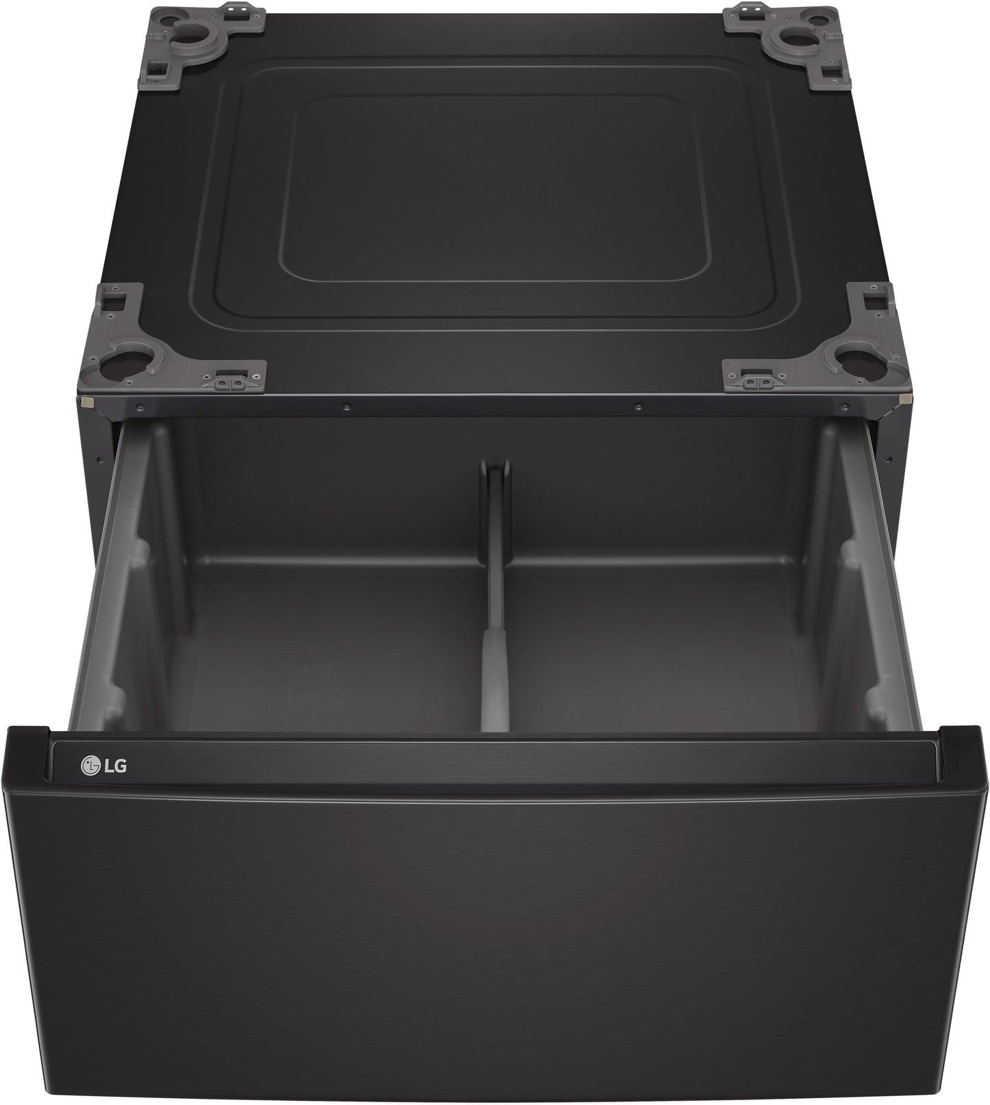 LG 27 INCH PEDESTAL STORAGE DRAWER: BLACK STEEL - WDP6B