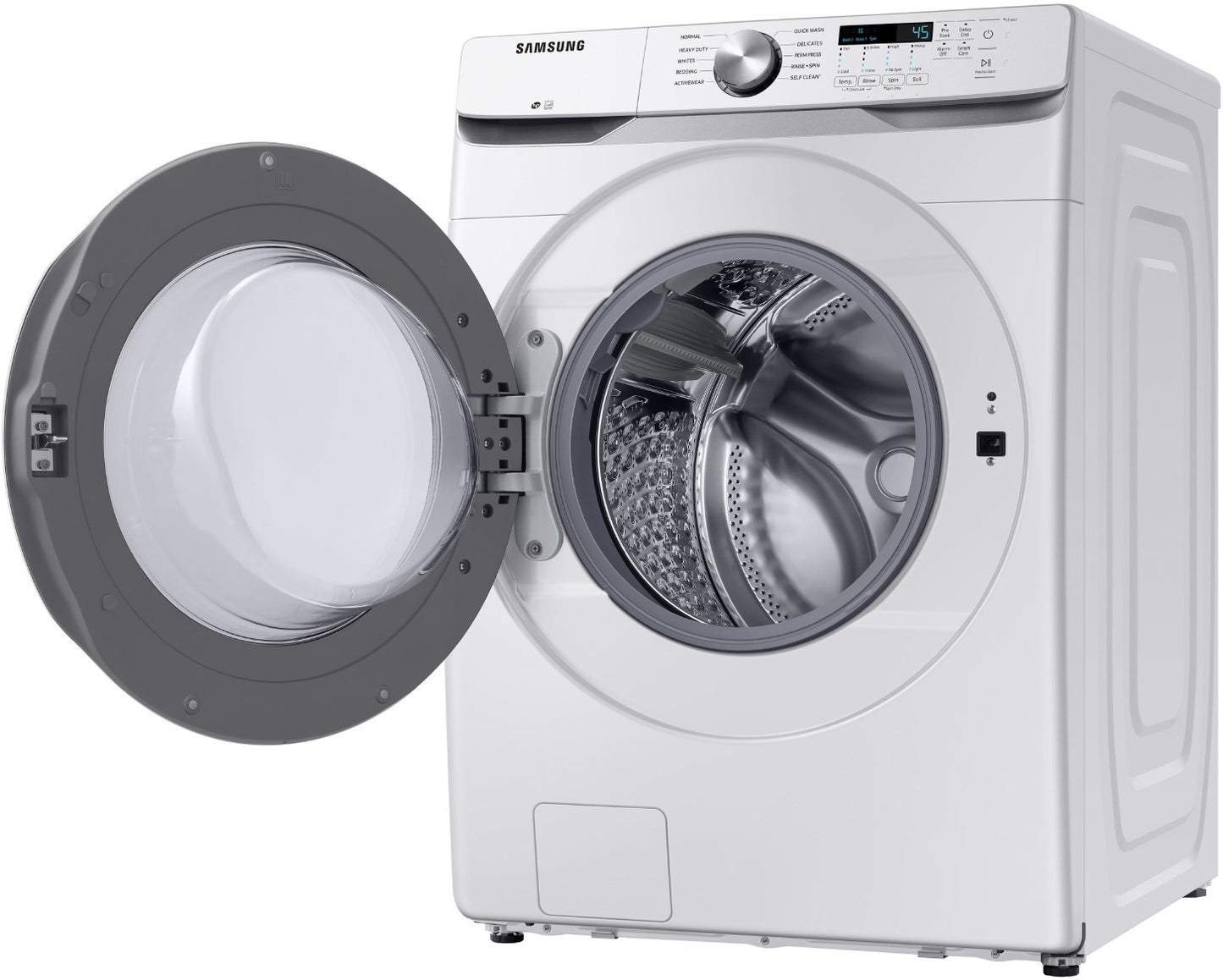 SAMSUNG 27 IN. 5.2 CU. FT. WHITE FRONT LOAD WASHER WITH VIBRATION REDUCTION TECHNOLOGY - WF45T6000AW