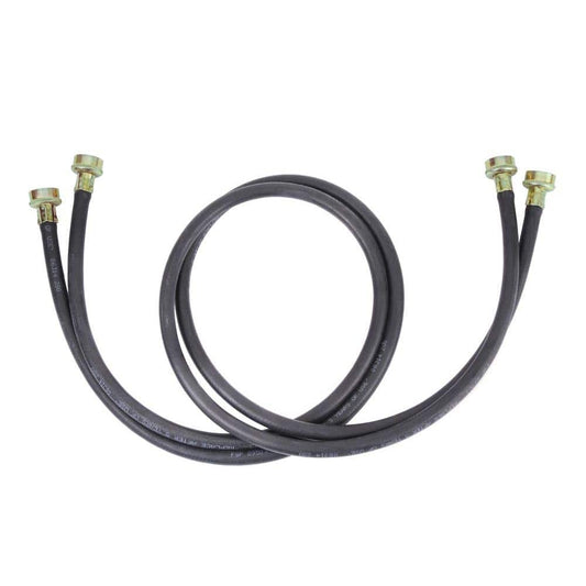 Whirlpool 5 ft. Black EPDM Washer Hose (2-Pack) - 8212641RP