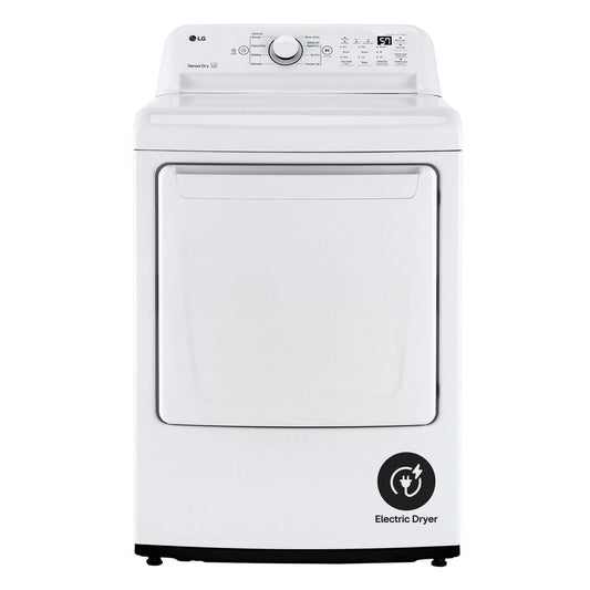 LG 7.3 Cu. Ft. Electric Dryer, White - DLE7000W