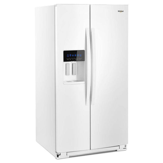 Whirlpool 36 Inch Side-by-Side Refrigerator, 28 cu. ft., White - WRS588FIHW