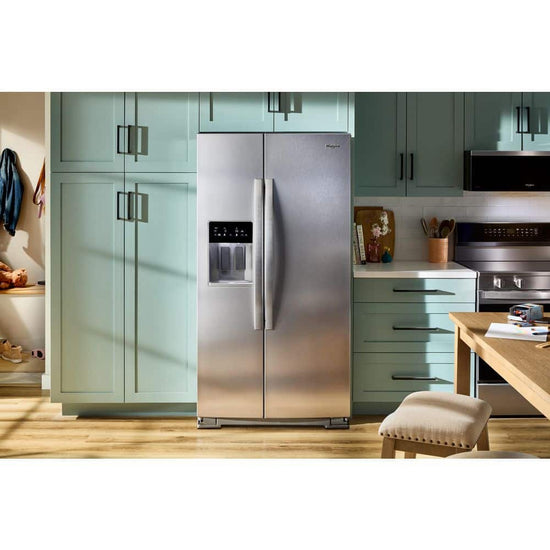 Whirlpool 36 Inch Side-by-Side Refrigerator, White - WRSF5536RW