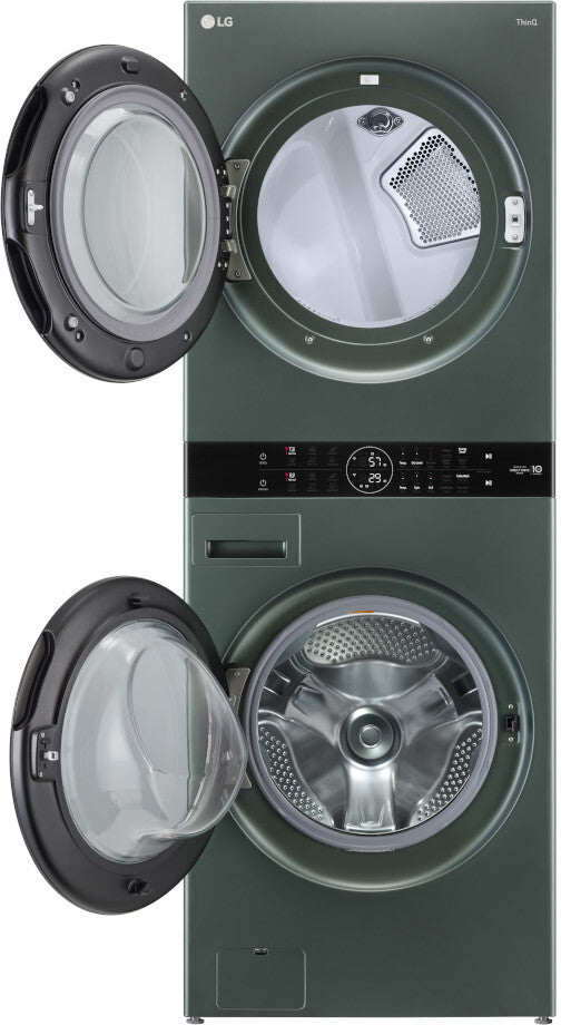 LG WashTower Stacked Laundry Center 4.5/7.4 cu. ft., Nature Green - WKEX200HGA