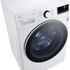 LG 27 Inch Front Load Smart Washer with 4.5 cu. ft. Capacity, White - WM3600HWA