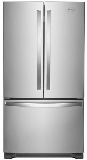 Whirlpool 36 Inch Counter Depth French Door Refrigerator, Stainless Steel - WRF540CWHZ