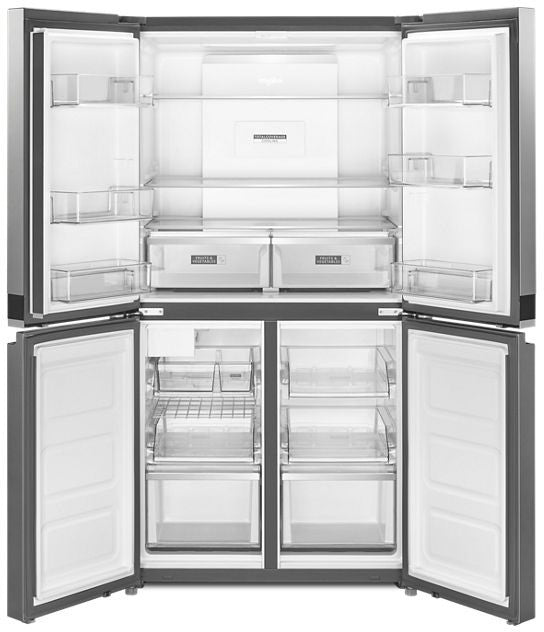 Whirlpool 36 Inch Counter-Depth 4-Door French Door Refrigerator - WRQA59CNKZ