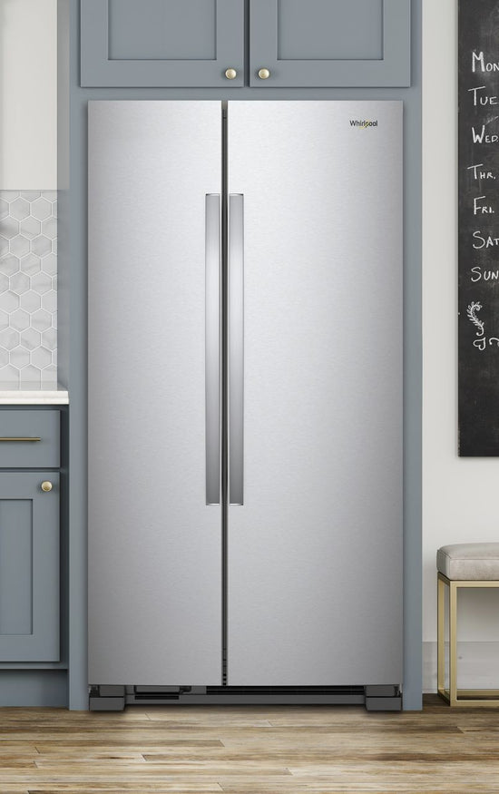 Whirlpool 21.7-cu ft Side-by-Side Refrigerator, Stainless Steel - WRS312SNHM