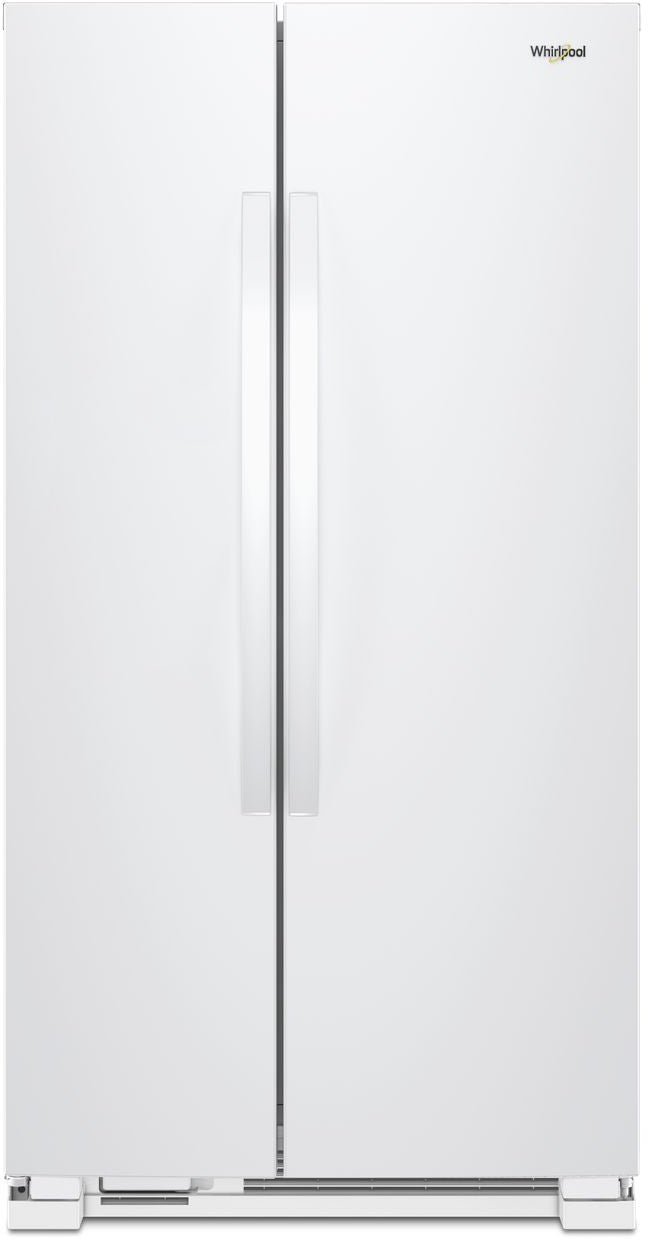 WHIRLPOOL 36 INCH FREESTANDING SIDE BY SIDE REFRIGERATOR IN WHITE - WRS315SNHW