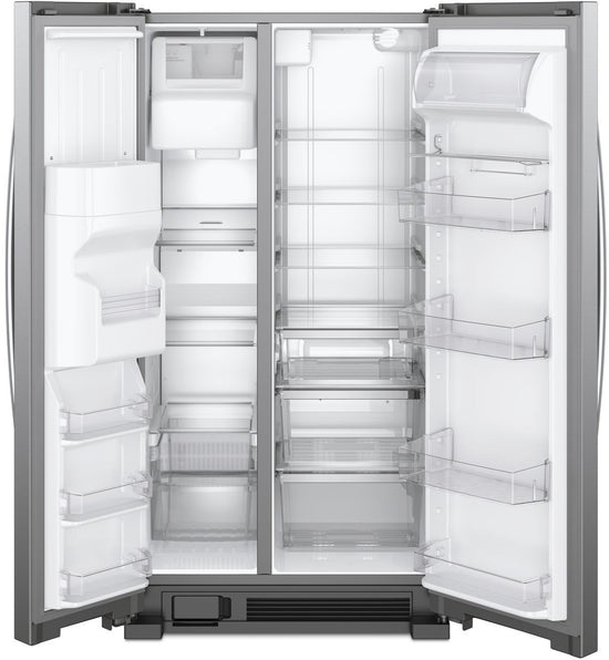 Whirlpool 24.6 cu. ft. Side by Side Refrigerator, Stainless Steel - WRS325SDHZ